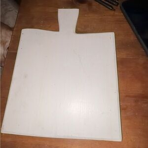 Cream Wooden Cutting Board